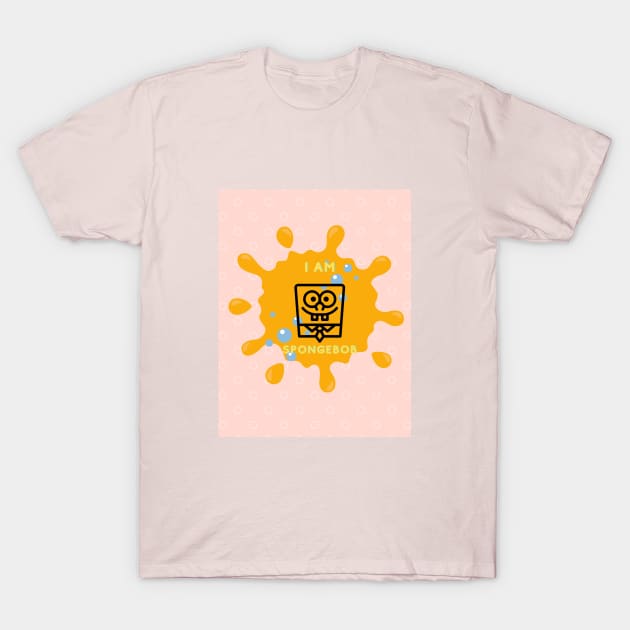 Spongebob Simple T-Shirt by Kiddesigns